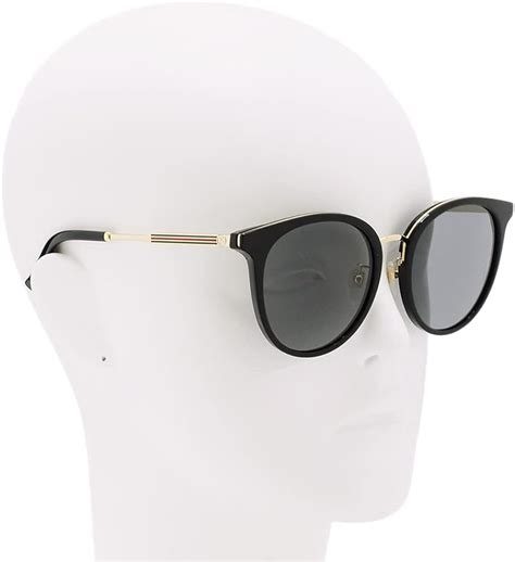 gucci gg 0204sk|Gucci GG0204SK 001 56 Gold/Black Sunglasses .